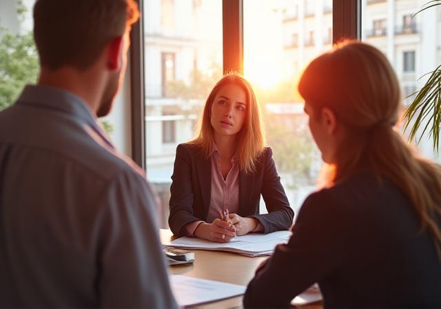 Strategic consulting team collaborating in a bright Paris office
